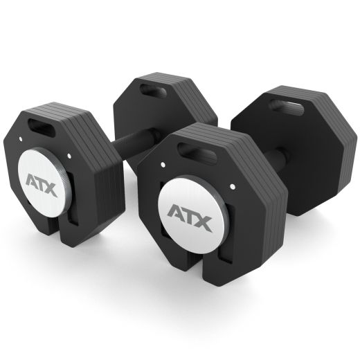ATX® Octa Dumbells - Verstellbare Kurzhanteln - 2 x 24 kg