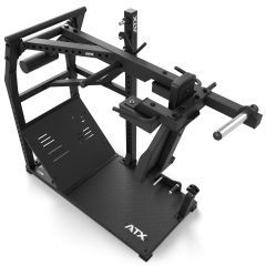 Kniebeugengerät ATX® Pendulum Squat. Ein effektives Geräte zur Entwicklung der Quadrizeps. Die spezielle Kniebeugenmaschine, designed in Deutschland.