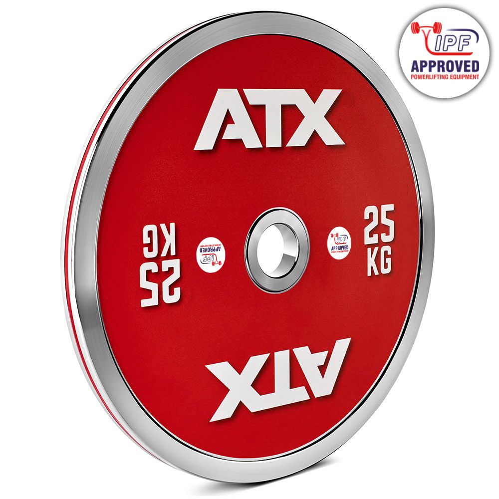 ATX® Calibrated Steel Plates- CC - 5 bis 25 kg / IPF approved / Kalibrierte  Hantelscheiben für Wettkampf und Powerlifting