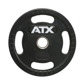 ATX® Logo-Gripper - gummierte Hantelscheiben - 50 mm - 10,0 kg