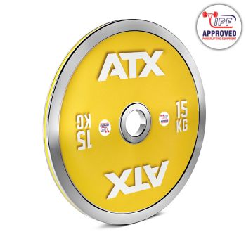 ATX® Chromed Steel Plate - 15 kg (Hantelscheiben) - IPF APPROVED POWERLIFTING EQUIPMENT