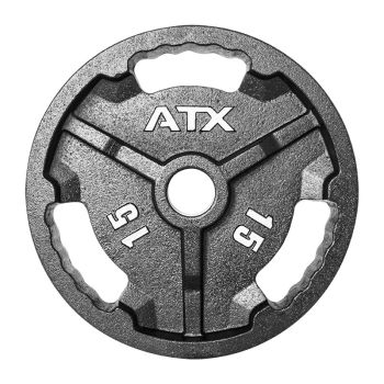 ATX® Hantelscheibe aus Guss - Gewicht  15 kg Innendurchmesser 50 mm