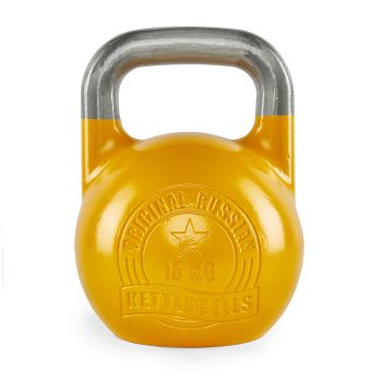 HQ Competition Original Russian Kettlebell 16 kg - gelb