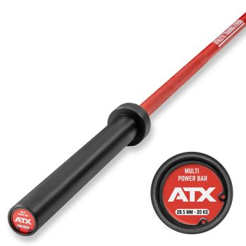 ATX® Cerakote Multi Bar - Langhantelstange in Fire Red (Hantelstangen)