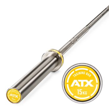 ATX® Training Bar / Trainingshantelstange 15 kg, 200 cm lang,  mit 50 mm Aufnahmen
