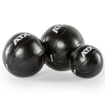 ATX® Medizinball Classic - Kunstleder - schwarz - 3 bis 10 kg (Bälle)