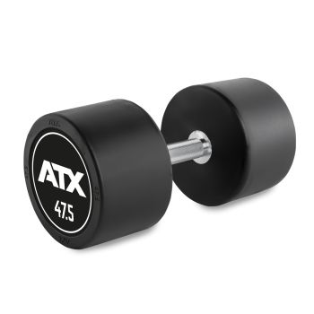 Rubber Dumbbell - ATX Logo -  47.5 kg