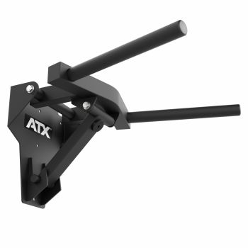 ATX® Dips Barren - Wandbefestigung - klappbar - Ansicht von schräg unten