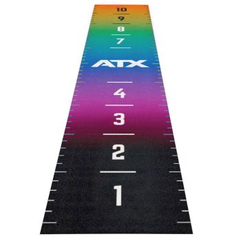 Kunstrasen Sprint Track - individualisiert gemäß Ihren Wünschen, bis zu 30 Meter Länge und 4 Meter Breite möglich, mit Ihrer Farbgestaltung / Ihrem Logo.
