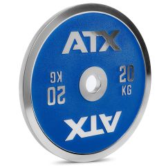 ATX® Chrom-Colored Powerlifting Hantelscheibe 20 kg 