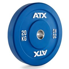 ATX® Color Full Rubber Bumper Plate - Hantelscheibe blau - 20 kg