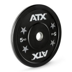 ATX® Color Stripes Bumper Plates / Hantelscheiben - 5 kg - schwarz / grau