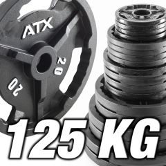 ATX®-Hantelscheibenset 125 kg - Guss - 50 mm