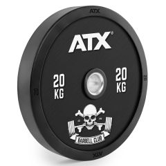 ATX® Barbell Club - Full Design Bumper Plates/ Vollgummi Hantelscheibe - 20 kg