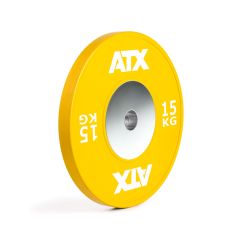 15 kg ATX® HQ-Rubber Bumper Plates COLOUR gelb - Hantelscheiben