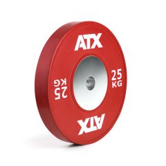 25 kg ATX® HQ-Rubber Bumper Plates COLOUR rot - Hantelscheiben