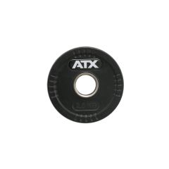 ATX® Logo-Gripper - gummierte Hantelscheiben - 50 mm - 2,5 kg