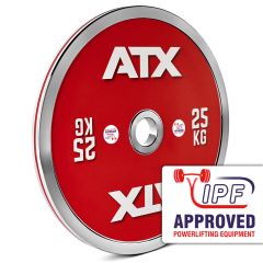 ATX® Calibrated Steel Plates- CC - Hantelscheibe - 25 kg - IPF APPROVRD POWERLIFTING EQUIPMENT