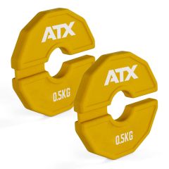 ATX® Add-On Flex Plate / flexibles Zusatzgewicht - 2 x 0,5 kg - Farbe gelb