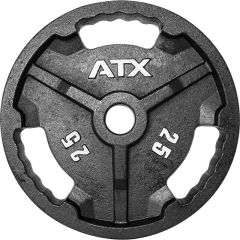 ATX® Hantelscheibe aus Guss - Gewicht  25 kg Innendurchmesser 50 mm