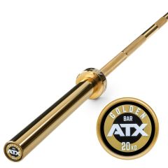 ATX® - The Golden - Powerlifting Bar - die besondere Hantelstange mit Titanium-Beschichtung 