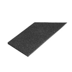 Gymfloor® Bodenbelag - Rubber Tile - Aufgehkante 30 mm - Eck-Rechts 