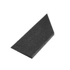 Gymfloor® Bodenbelag - Rubber Tile System - Aufgehkante 30 mm - Ecke - Links