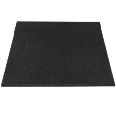 Gymfloor® - Granulat Bodenschutzplatte 1000 x 1000 x 15 mm - schwarz