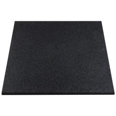 Gymfloor® - Rubber Tile 1000x1000x20 mm - schwarz - Fitness (Bodenbelag Plattenware) 