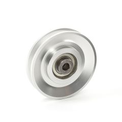 Seilrolle / Umlenkrolle - Aluminium Ø 90 mm für Kraftgeräte