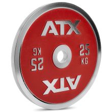 25 kg ATX® Chrom-Colored Powerlifting Hantelscheibe - Training