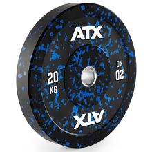 ATX® Color splash Bumper Plate - 20 kg - blue (Hantelscheiben) 