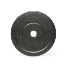 ATX® Rough Rubber Bumper Plates / Hantelscheiben schwarz 20 kg