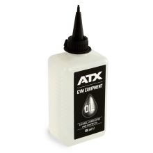 ATX® GYM EQUIPMENT OIL - 200 ml hochwertiges Reinigungs-, Wartungs-, und Pflegeöl - Made in Germany  - Vordeseite