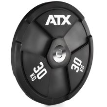 ATX® Wagon Wheel 30 kg - Premium Rubber / große Hantelscheibe - Hantelscheibe mit 50 mm Aufnahme