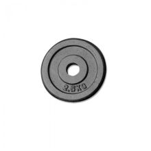2,5 kg Hantelscheiben Guss - 30 mm - schwarz | Gewichtsscheiben | Scheibengewichte