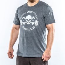 ATX Barbell Club T-Shirt grey - Size XL - ATX® Sportswear Collection